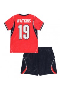 Englanti Ollie Watkins #19 Jalkapallovaatteet Lasten Vieraspeliasu MM-kisat 2026 Lyhythihainen (+ Lyhyet housut)